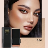 Dual-Ended Concealer Stick with Built-In Brush
