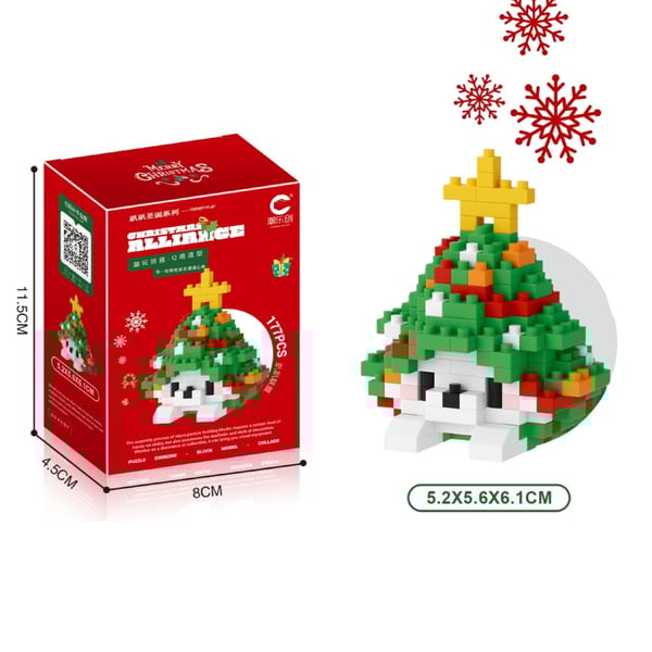 Cartoon Doll Building Block Set – Micro-Particle Assembly Toys for Kids