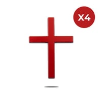 3D Cross Sticker