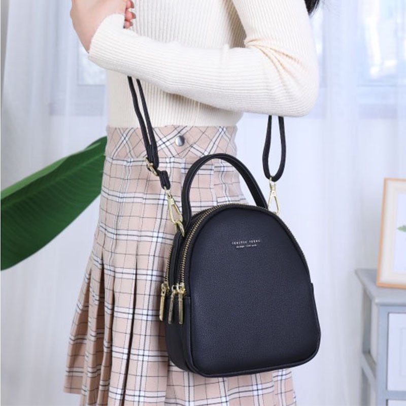 Leichte Umhängetasche mit mehreren Fächern