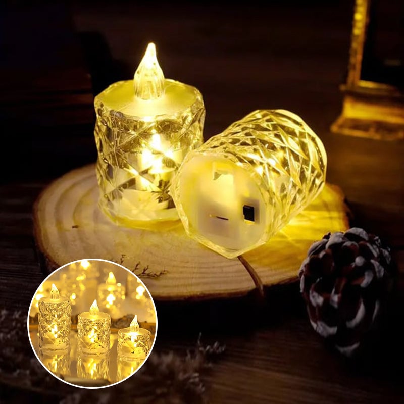 Crystal Flameless Candle Light