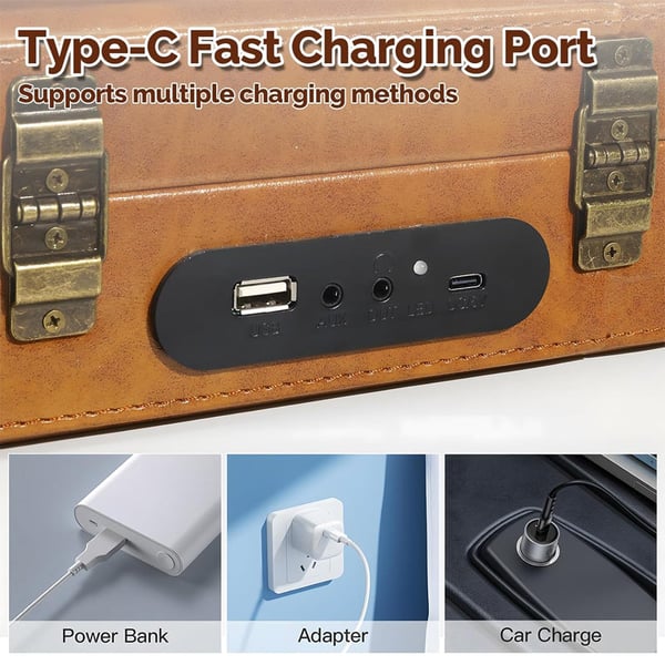 Portable Retro CD Bluetooth Music Player