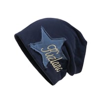 Star Pattern Knit Beanie