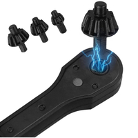 Dual-Head Ratchet Drill Chuck Wrench