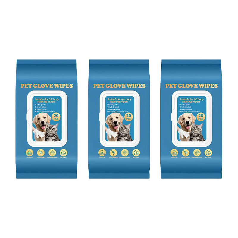 Pet Glove Wipes--20 PCS