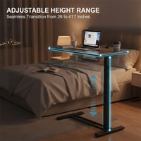 Kexon™ Hidden Casters Adjustable Bedside Table