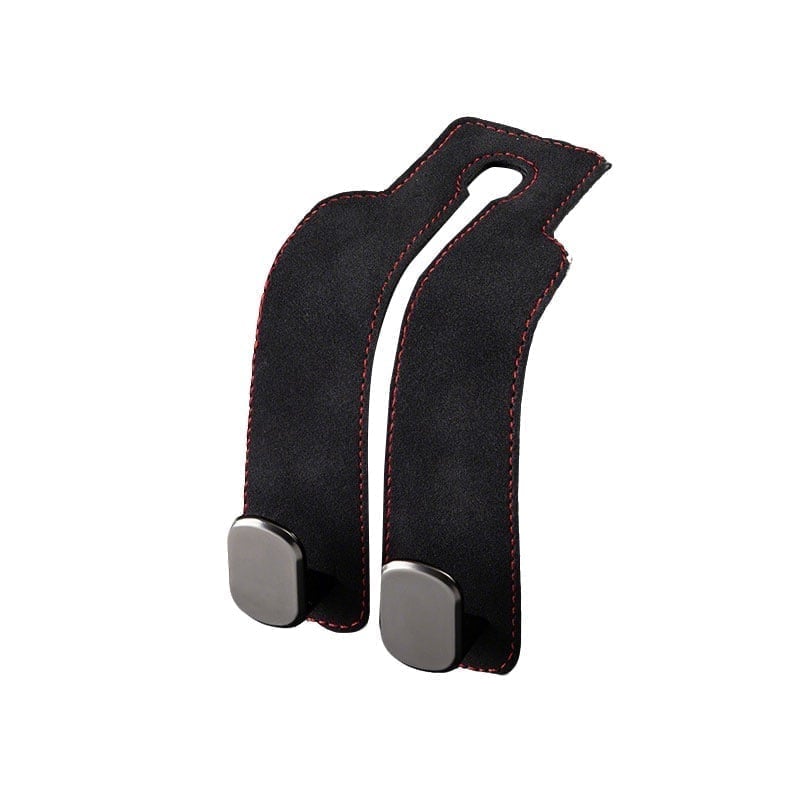 Suede Leather Car Seat Hook