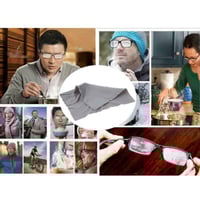 Paño de limpieza de nano-microfibra para gafas