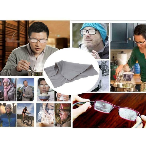 Paño de limpieza de nano-microfibra para gafas