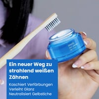 Weißmacher-Zahnpulver für strahlende Zähne