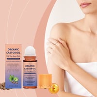 Organic Golden Castor Oil Roll-On with Rose Quartz