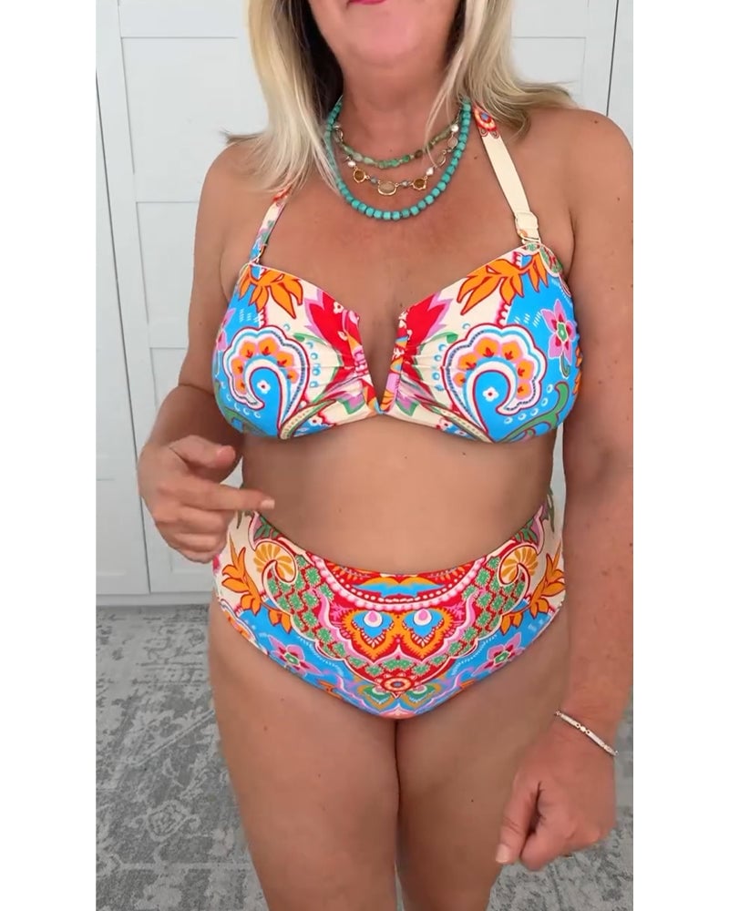 Three-Piece Holiday Swimsuit