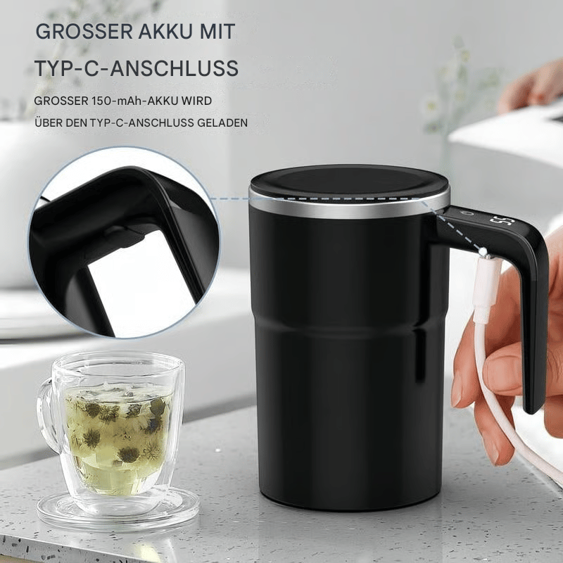 sale20-Selbstrührende Kaffeetasse mit Deckel