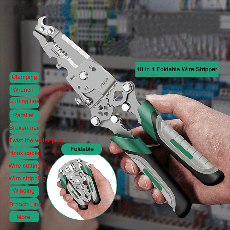 Sale - 18 in 1 Foldable Wire Stripper