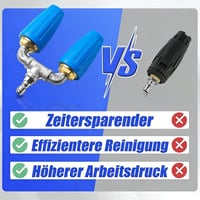 Dreifach-/Doppel-Turbo-Düse für Hochdruckreiniger