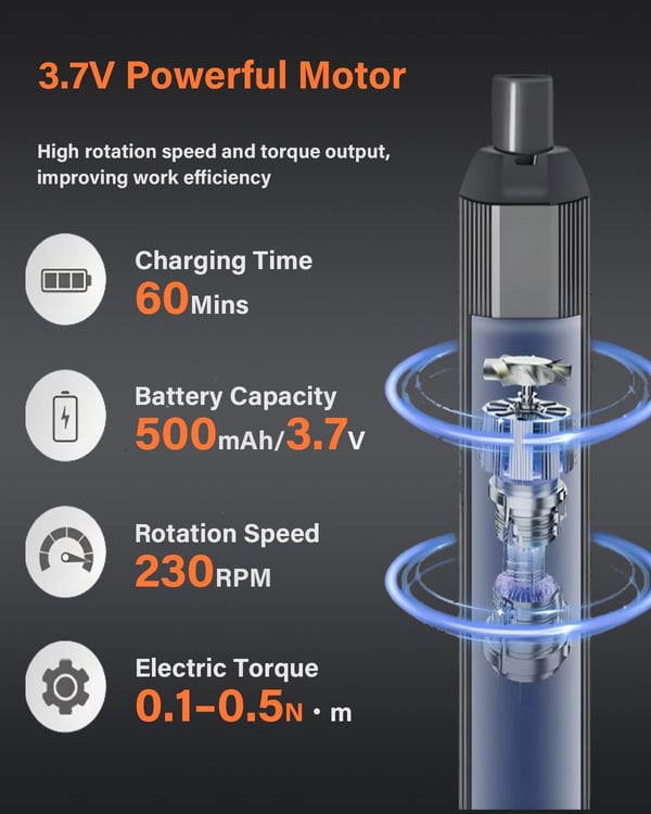 52-in-1 Electric Screwdriver Set