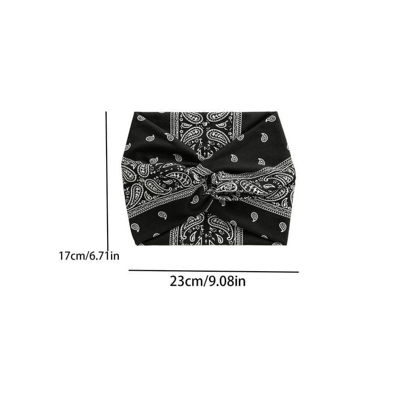 Yoga-Stirnband mit Kreuz-Print