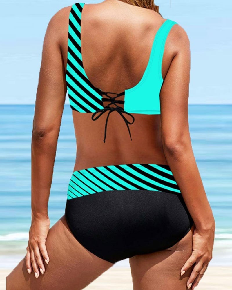 Hoch taillierter Bikini