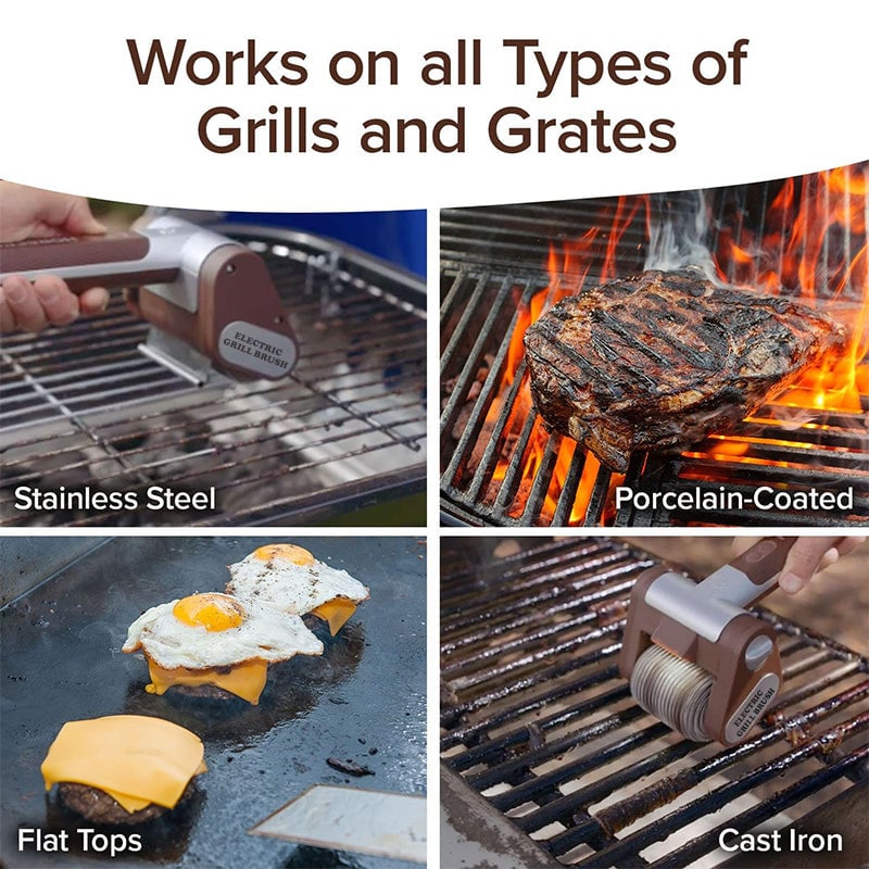 Sakerplus Electric Grill Cleaner Bristle Free