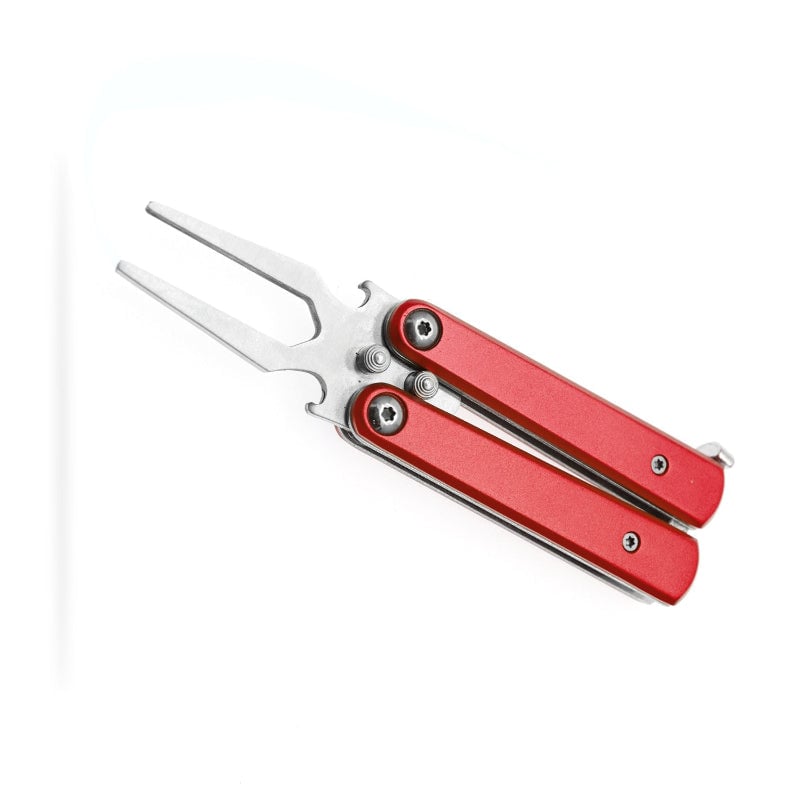 Folding Butterfly Golf Divot Tool with Bottle Opener