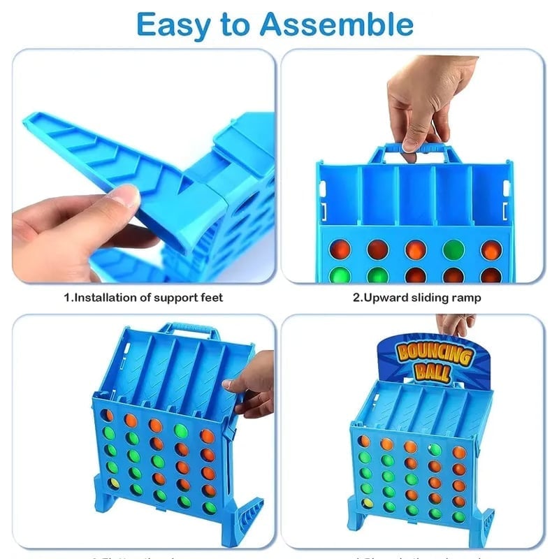 Bounce 4-in-a-Row: The Ultimate Skill-Based Family Challenge