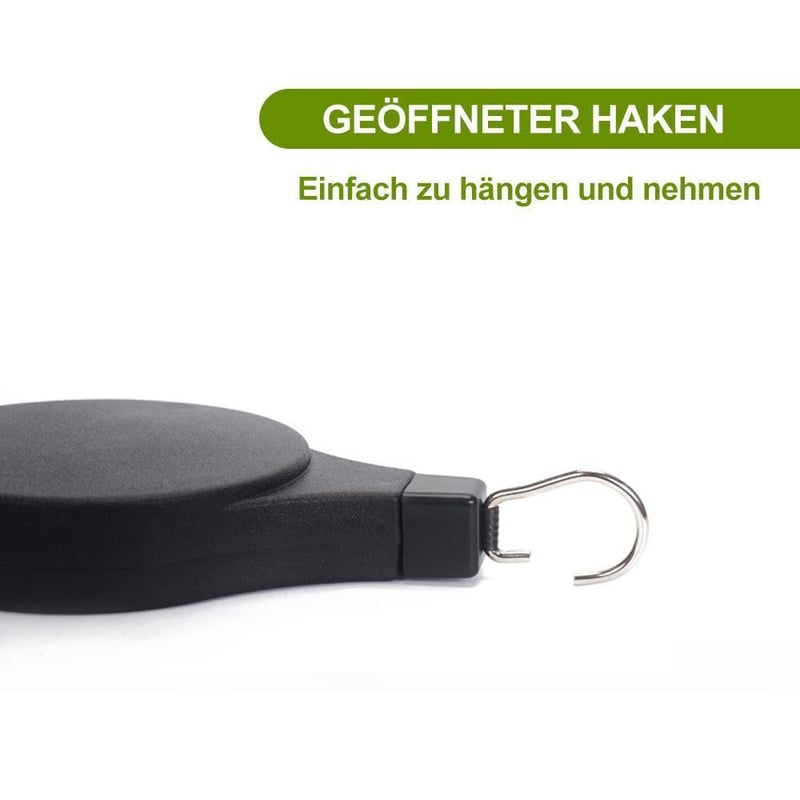 🏡55% Rabatt🏡Einziehbarer Haken, Pflanze Seilzug für Garten Töpfe und Vogel-Feeder