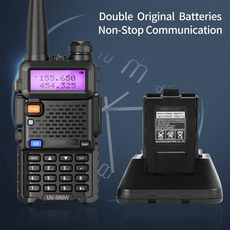 Handheld dual-band walkie-talkie