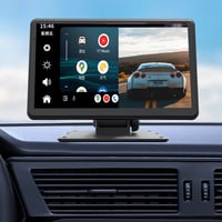 Wireless Apple CarPlay & Android Auto with Backup Camera Portable Car Stereo Radio