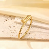 Gold-Plated Diamond-Studded Bracelet