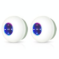 Mini Bluetooth Shower Speaker With Led Light