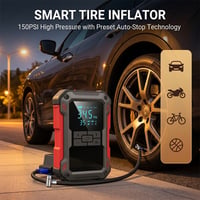 Kexon™ Portable Car Jump Starter and Tire Inflator All-in-One