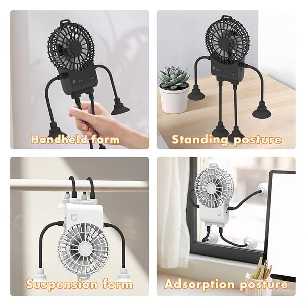 Robot Portable Handheld Creative Fan