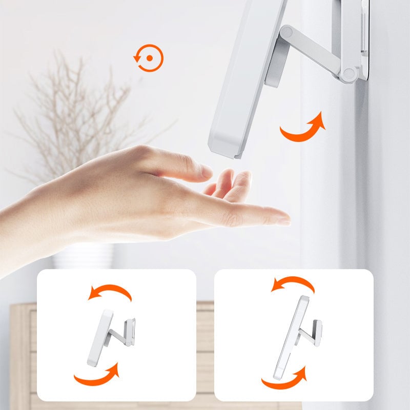 360° Rotating Foldable Telescopic Wall-Mounted Waterproof Phone Holder