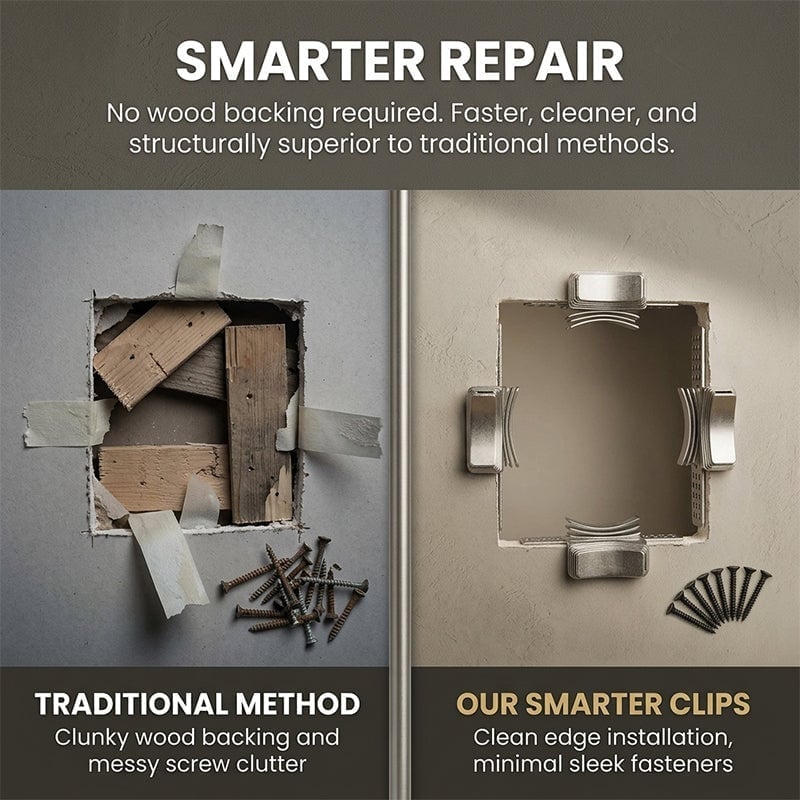 Drywall Fasteners for Damaged Wall Repair