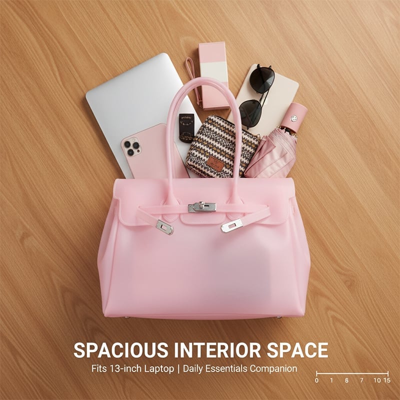 Transparent TPU Jelly Handbag