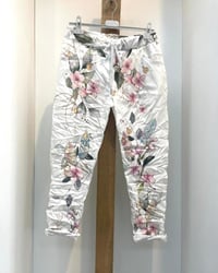 Træningsbukser med blomsterprint