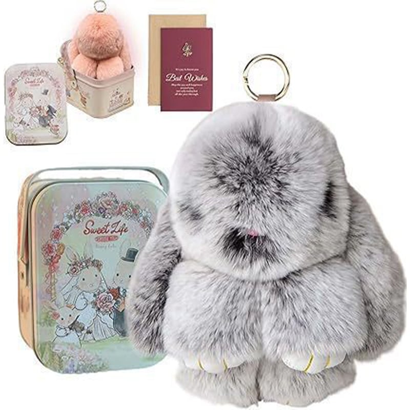 Handmade Soft Bunny PomPom Charms（Boxed Edition）