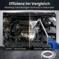 Wasser-Luft-Doppelverwendungs-Spritzpistole für Motorreinigung