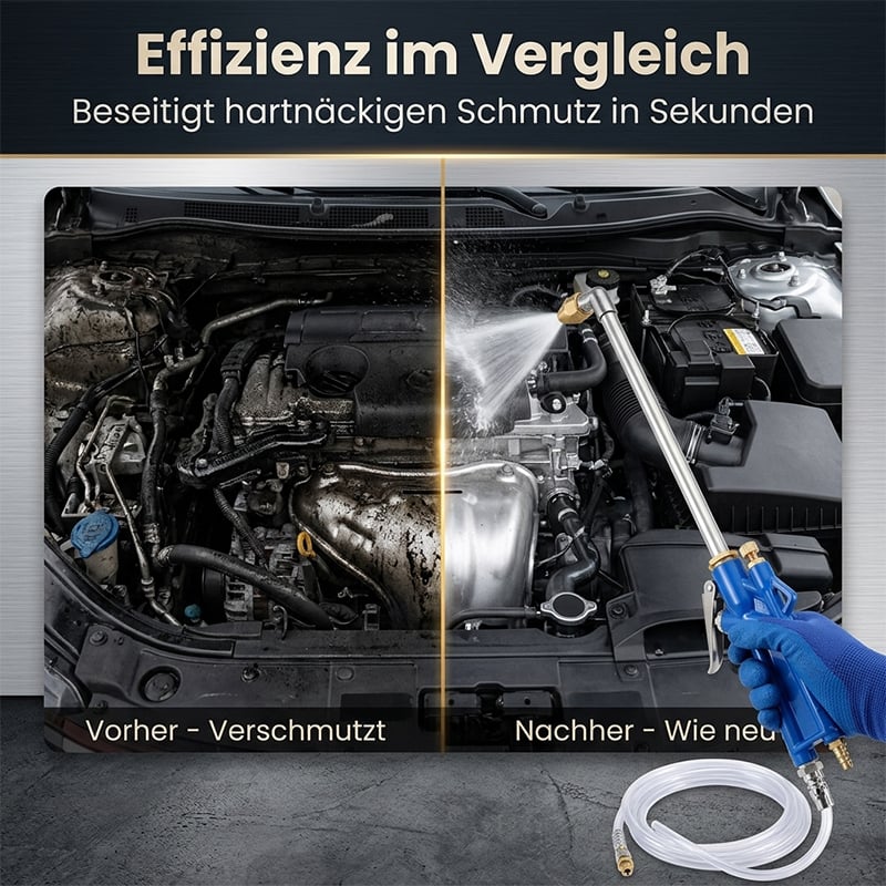 Wasser-Luft-Doppelverwendungs-Spritzpistole für Motorreinigung