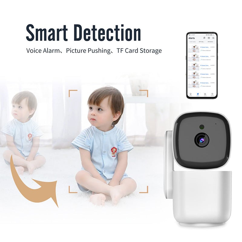 360 Degree Motion Tracking Color Night Vision Security Camera