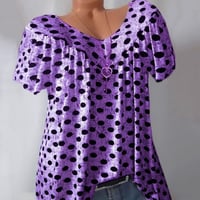 Round Neck and Dots T-shirt
