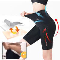 Højtaljede yogabukser med mavekontrol