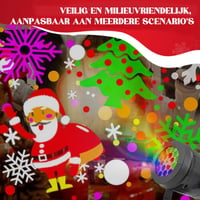 Kerstprojectiepatroonlamp