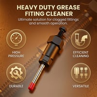  Heavy Duty Grease Fitting Cleaner Unclog Tool