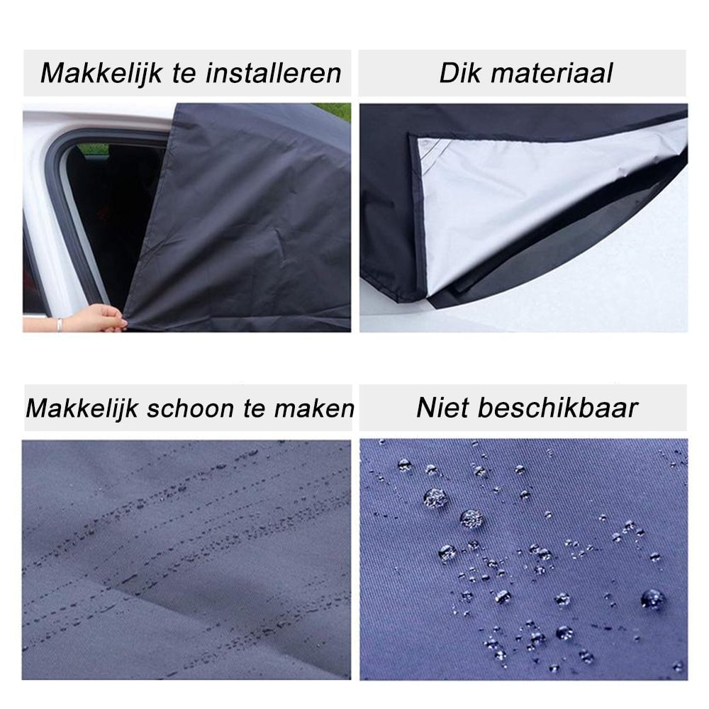 Magnetische autoruitafdekking