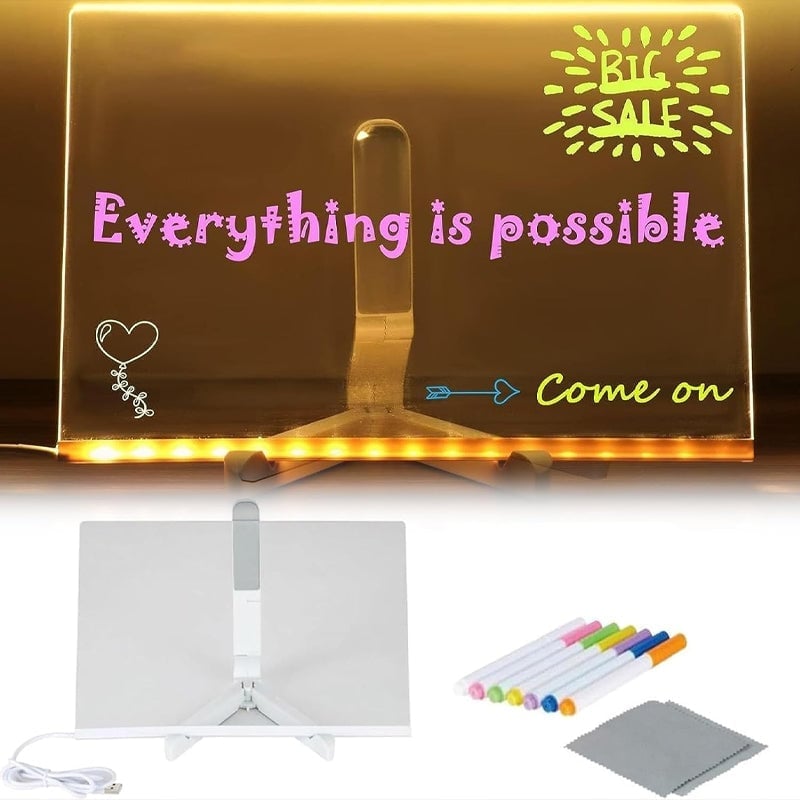 Christmas【Extra 10% Off】LED Note Board with Colors
