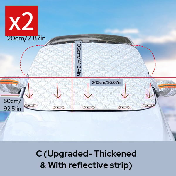 Magnetic Anti-snow Car Cover