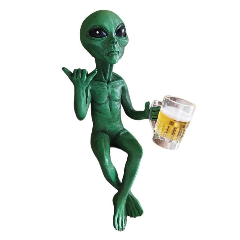 Alien Beer Statue
