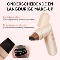 Rotatie-eyelinerstempelpen met dubbel kopontwerp