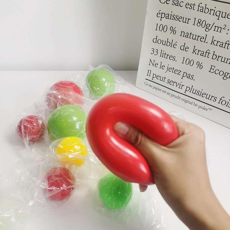 Fluorescerande Klibbiga Målbollar